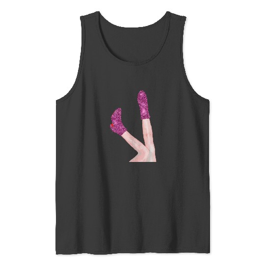 Discover Eras Tour Pink Glitter Bootspink 2512 Tank Tops