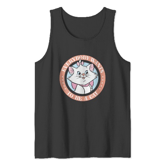 Disneyss The Aristocats Marie Everyone Wants To Be A Cat Tank Tops