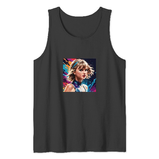 Discover Taylors Swift Eras Tour Painting 1843 Tank Tops