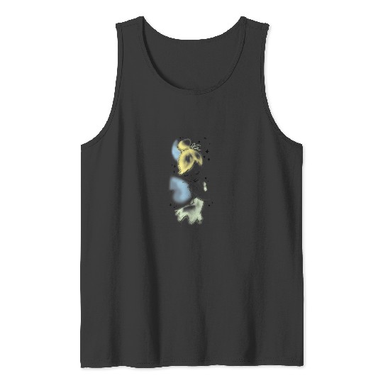 Disney Peter Pan Tinkerbell Airbrush Style Sketc Tank Tops