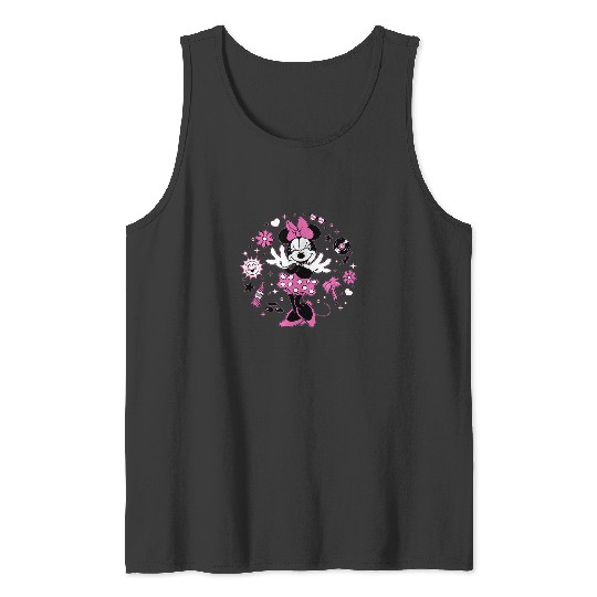Disney Minnie Mouse Retro Vinyl Summer Tank Tops