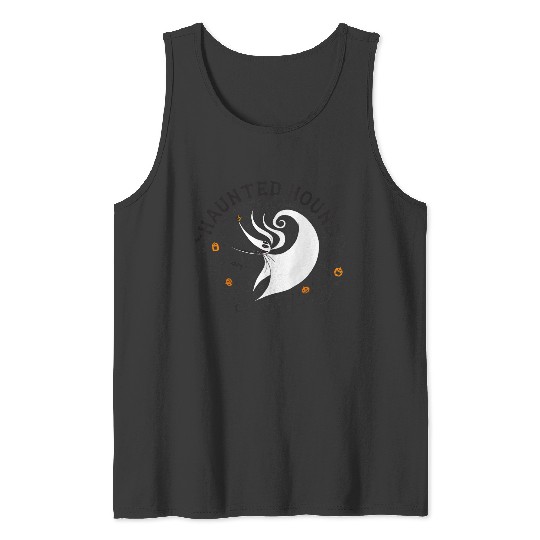 Disneyss Nightmare Before Christmas Halloween Zero Haunted Tank Tops