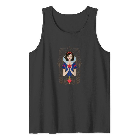 Disneyss Princess Snow White Modern Art Deco Style Tank Tops