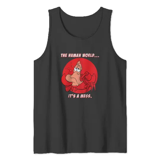 Disneyss The Little Mermaid Sebastian The Human World Tank Tops