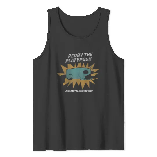 Disneyss Phineas And Ferb Perry The Platypus Tank Tops