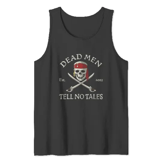 Disneyss Pirates Of The Caribbean Dead Men Tell No Tales Tank Tops