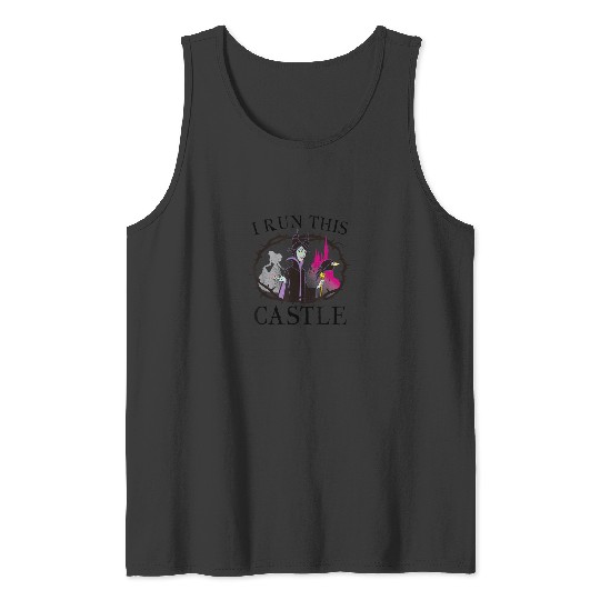 Disney Sleeping Beauty Maleficent Runs This Cast Tank Tops