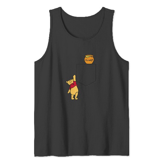 Disneyss Winnie The Pooh Reaching For Pocket Honey V2 Tank Tops