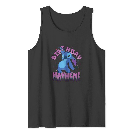 Disneyss Lilo Stitch Disco Dance Birthday Mayhem Tank Tops
