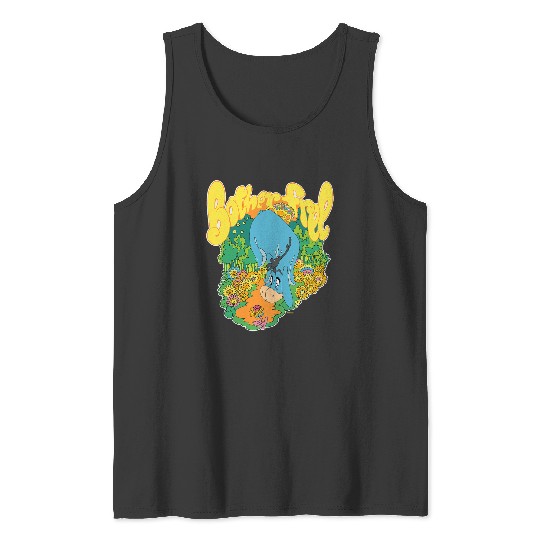Disney Winnie the Pooh Eeyore Bother Free Sixties Retro Tank Tops