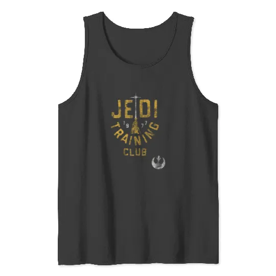 Star Warss Jedi Training Club Distressed Rebels Disney Long Sleeve Tank Tops