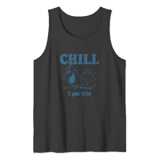 disney frozens Olaf Chill I Got This Portrait Premium Tank Tops