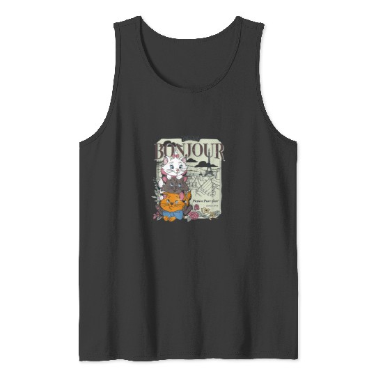 Disney The Aristocats Bonjour Tank Tops