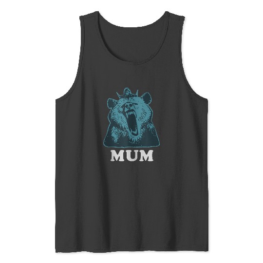 Disneyss Wreck it Ralph Bravesss Queen Elinor Bear Mum Vintages Tank Tops