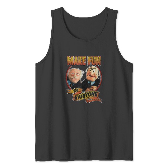 Disneyss The Muppets Make Fun Of Statler Waldorf Vintages shots Tank Tops