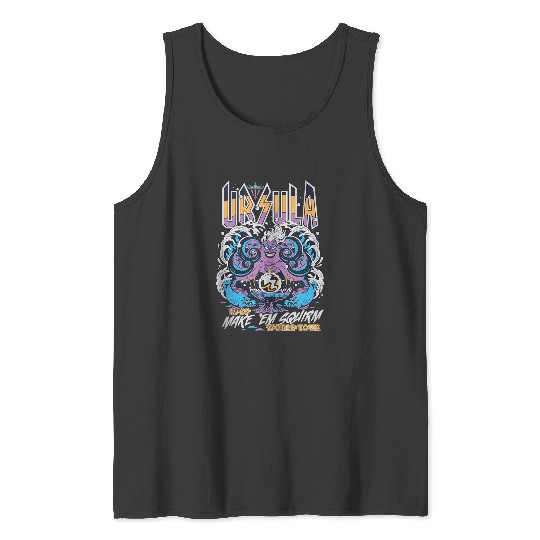 Disneyss Villains The Little Mermaid Ursula World Tour Band Tank Tops