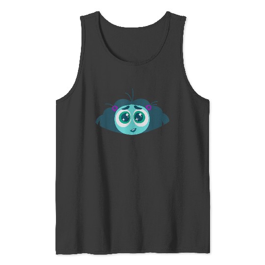 Disneyss Pixars Inside Out 2 Envy Big Head Logo Tank Tops