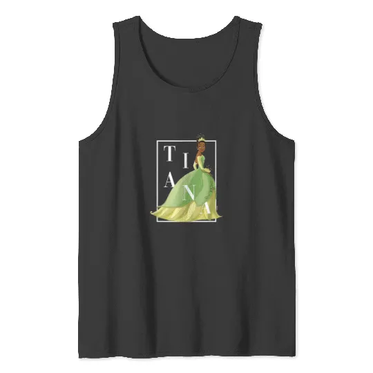 Disney Princess Tiana Character Box Tank Tops