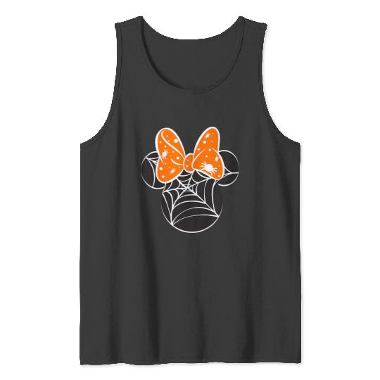 Kids Disneyss Mickey And Friends Halloween Minnie Spiderweb Toddler Tank Tops