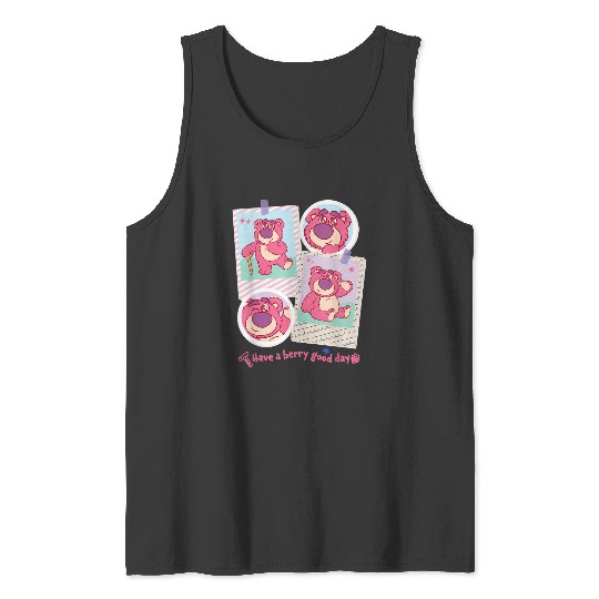 Disneyss And Pixarss Toy Story Lotso Have A Berry Good Day Tank Tops
