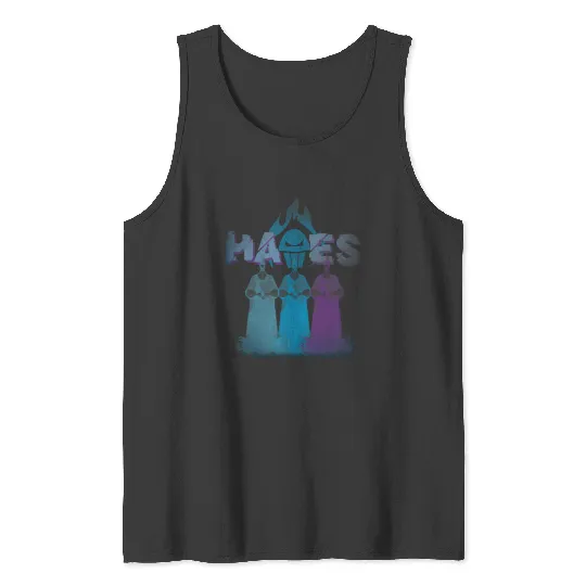Disney Villains Hercules Hades Distressed Metal Rock Band Tank Tops