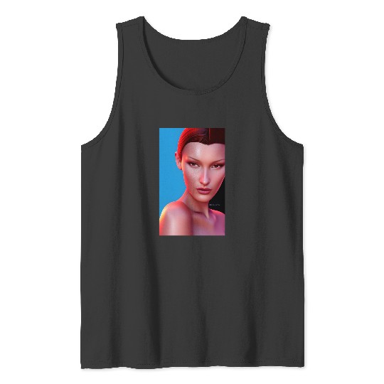 Bella Hadid as a Disney Character Tank Tops