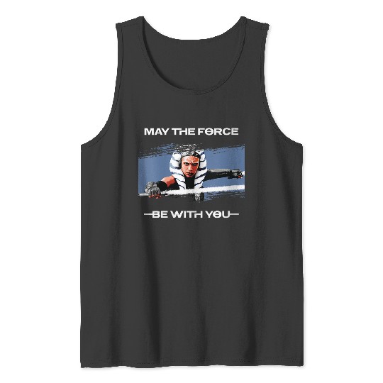 Star Warss Ahsoka Tano May The Forces Be With You Disneyss+ Tank Tops