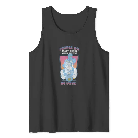 Disney Herculess Valentines Day Vintages Megara In Love Tank Tops
