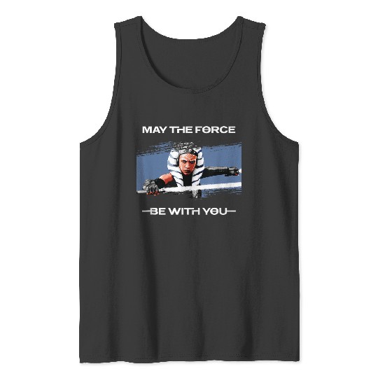 Star Warss Ahsoka Tano May The Forces Be With You Disneyss+ Tank Tops