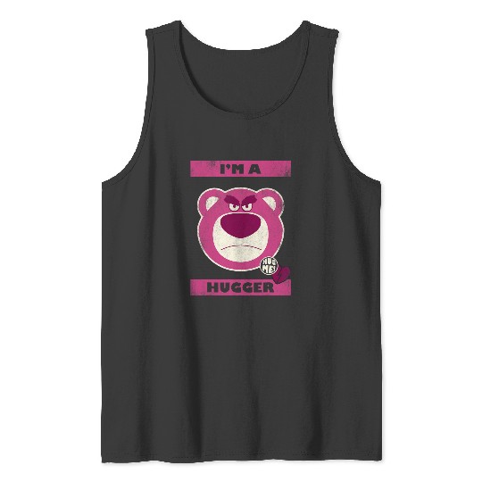 Disney Pixars Toy Story Lotso Bear Im a Hugger Hearts Tank Tops