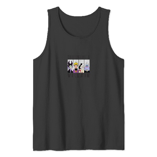 Disney_ Villain Gang_ Ursula,Evil Queen,Cruella,Maleficent T-Shirt Tank Tops