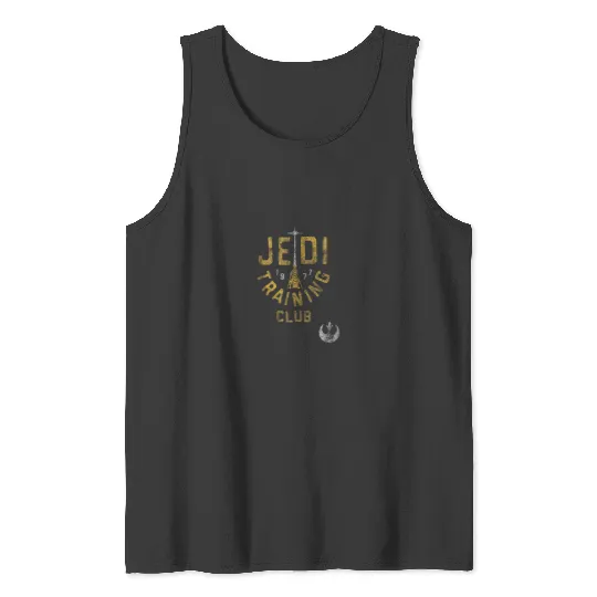 Stars Wars Jedi Training Club Distressed Rebels Disney+ Tank Top Tank Tops