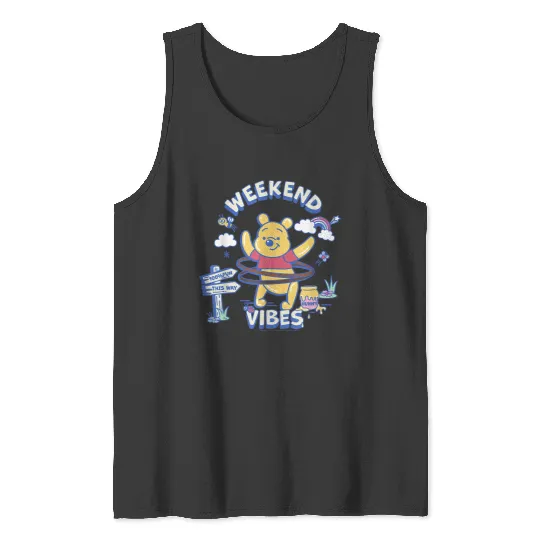Disneysss Winnie The Pooh Weekend Vibes Pure Fun Tank Tops
