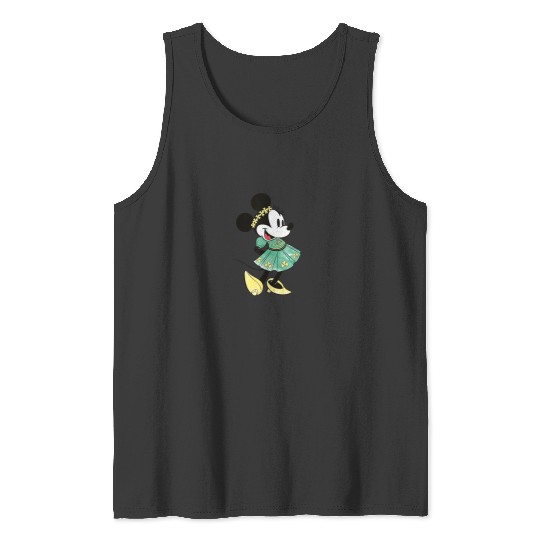 Disney Minnie Mouse Shamrock Dress St. Patrick's Day T-Shirt Tank Tops