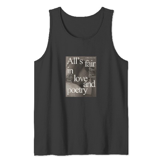 TTPD Love and Poetry Tayl0r Swift ) Tank Tops