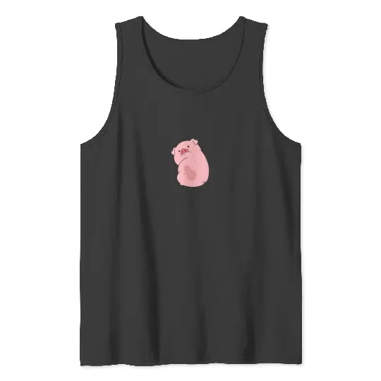 Disney Channel Gravity Falls Waddles the Pig T-Shirt Tank Tops