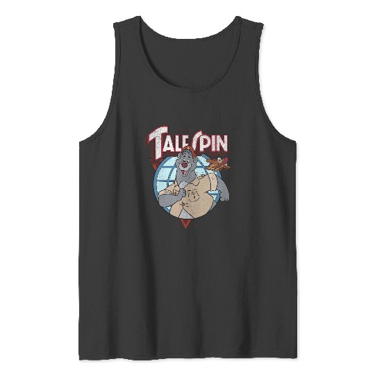 Disney TaleSpin Baloo Logo Tank Tops