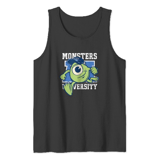Disneyss Pixars Monsters University Mike Wazowski Big Portrait Tank Tops