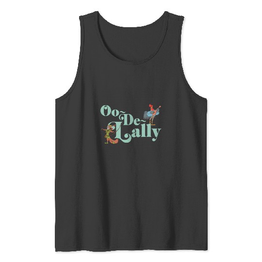 Disney Robin Hood Oo-De-Lally Iconic Quote Chest Text Logo Tank Tops
