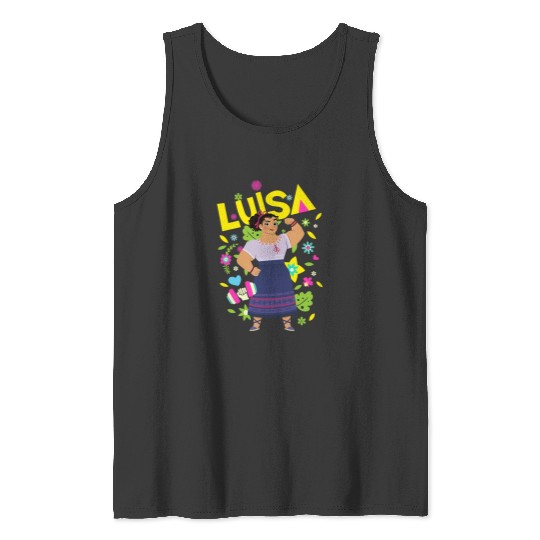 Disney Encanto Luisa Madrigal Floral Tank Tops