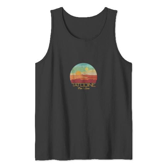 Tatooine Postcard Fun in the Sun Disney+ Tank Top Tank Tops