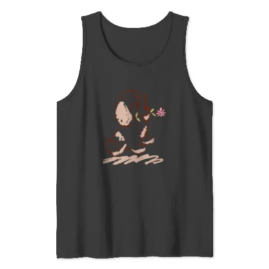Disneyss Lady And The Tramp Lady Puppy Sketch Tank Tops