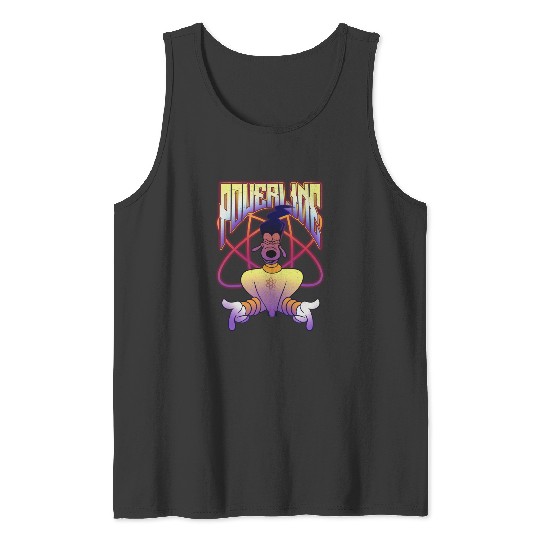 Disney A Goofy Movie Powerline Logo Portrait Tank Tops
