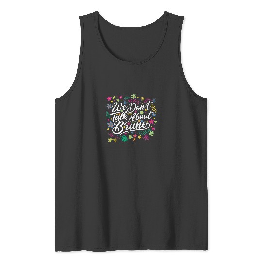 Disney Encanto We Dont Talk About Bruno Floral T Tank Tops