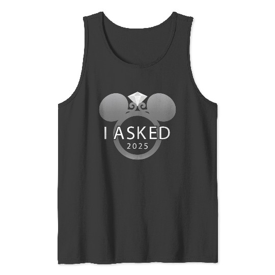 Disney I Asked 2025 Engagement Ring Proposal Mickey Tank Tops