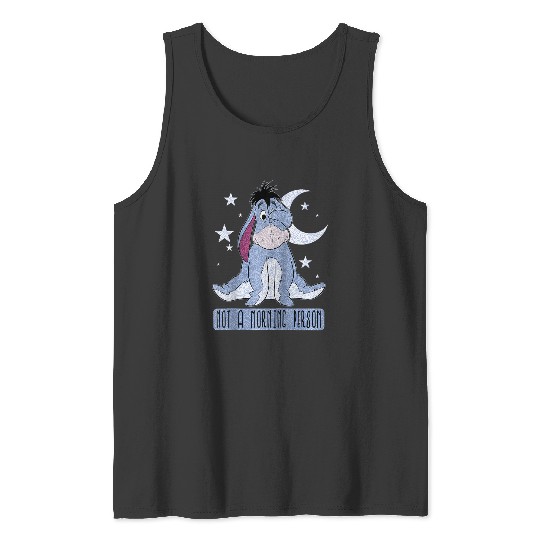 Disney Winnie The Pooh Eeyore Not A Morning Person Raglan Baseball Tee Tank Tops