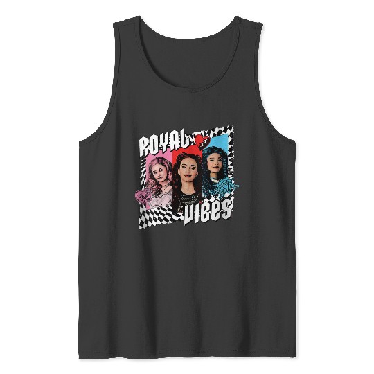 Womens Disney Descendants 4 The Rise Of Red Trio Royal Vibes Tank Tops