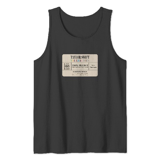 lyon n2 eras tour commemorative ticket Tank Tops