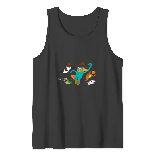 Disney Channel Phineas and Ferb O.W.C.A. Tank Tops