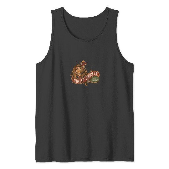 Disney Pinocchio Jiminy Cricket High Moral Stand Tank Tops